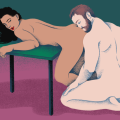 rimming sex standing bent over position