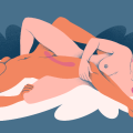 double ended dildo sex position scissoring
